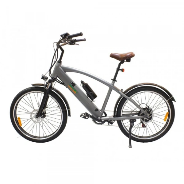 Электровелосипед GreenCamel Санта (R26 500W 48V 10Ah) серый