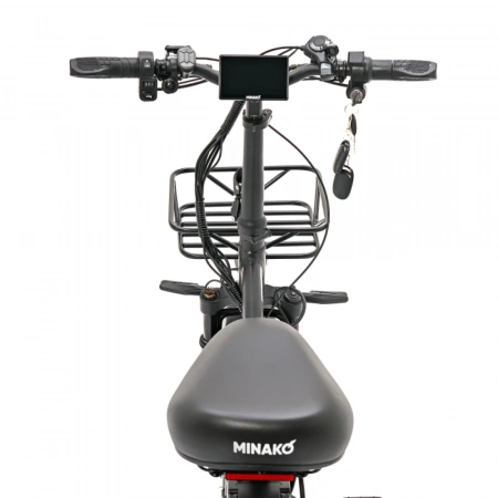 Электровелосипед Minako F11 Dual черный