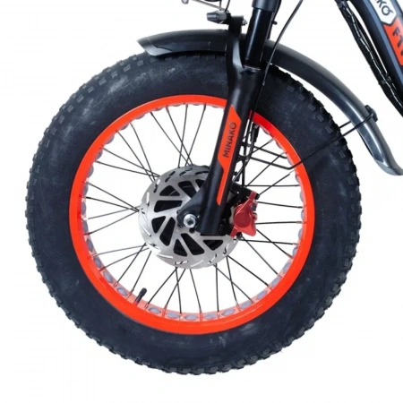 Электровелосипед Minako F11 Dual PRO красный