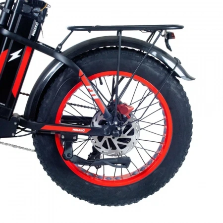 Электровелосипед Minako F11 Dual PRO красный