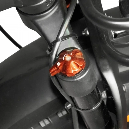 Электровелосипед Minako F10 Dual оранжевый гидравлика